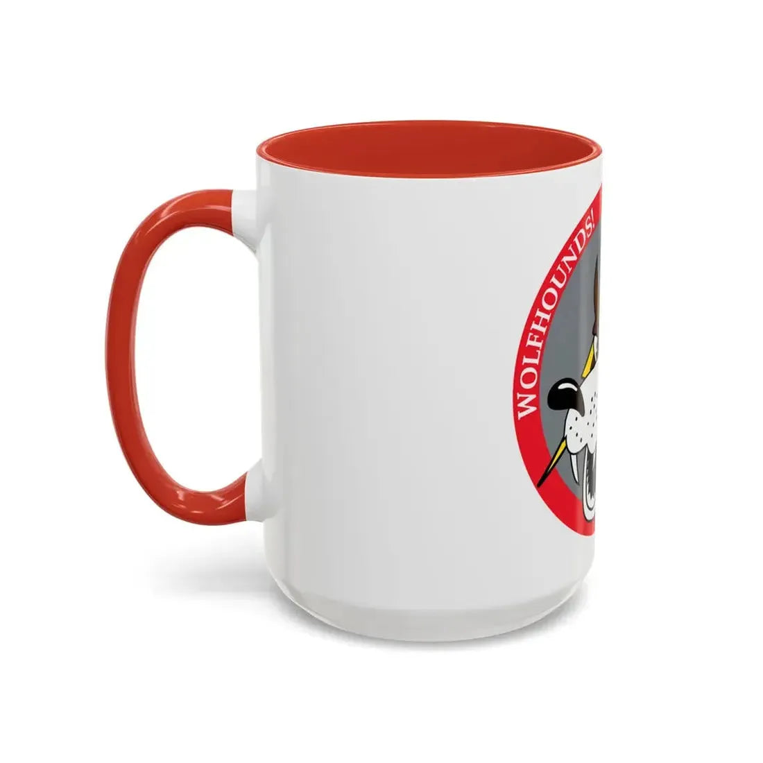 Red Wolfhound Patch (U.S. Air Force) Accent Coffee Mug - Go Mug Yourself
