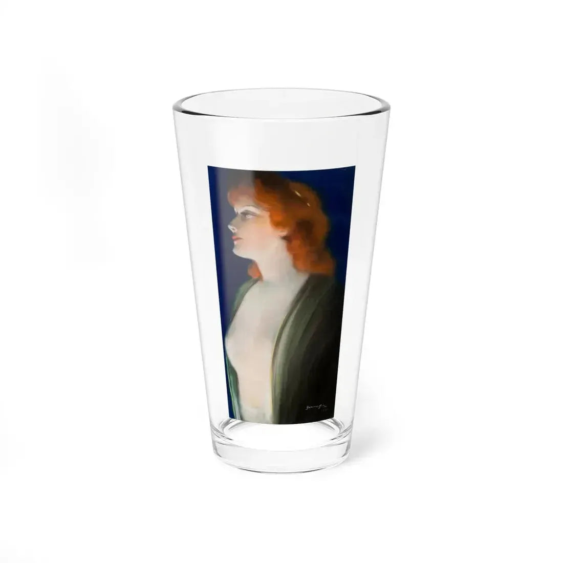 Redhead Woman (1905) (Magazine Illustration) Pint Glass 16oz 16oz - Go Mug Yourself