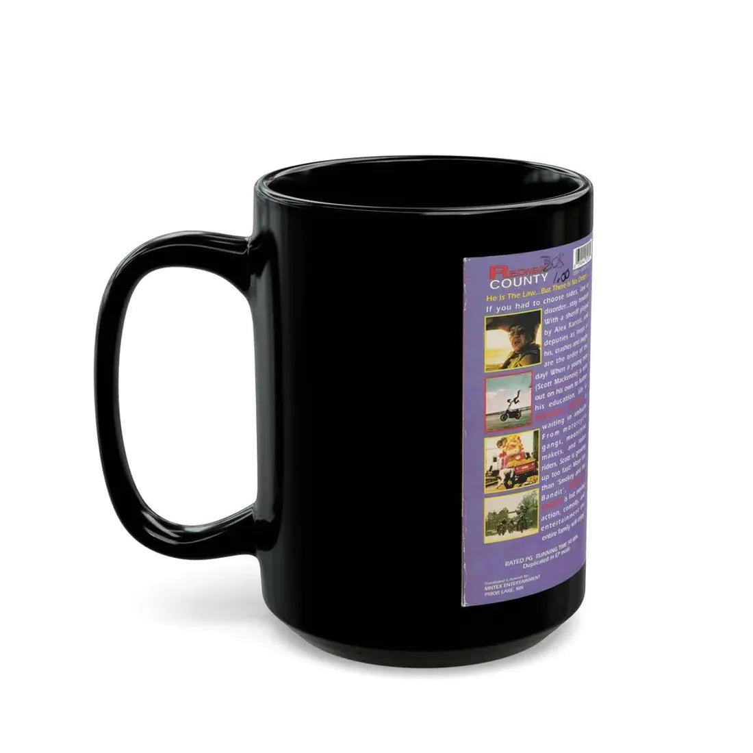 REDNECK COUNTY (VHS COVER) - Black Coffee Mug - Go Mug Yourself