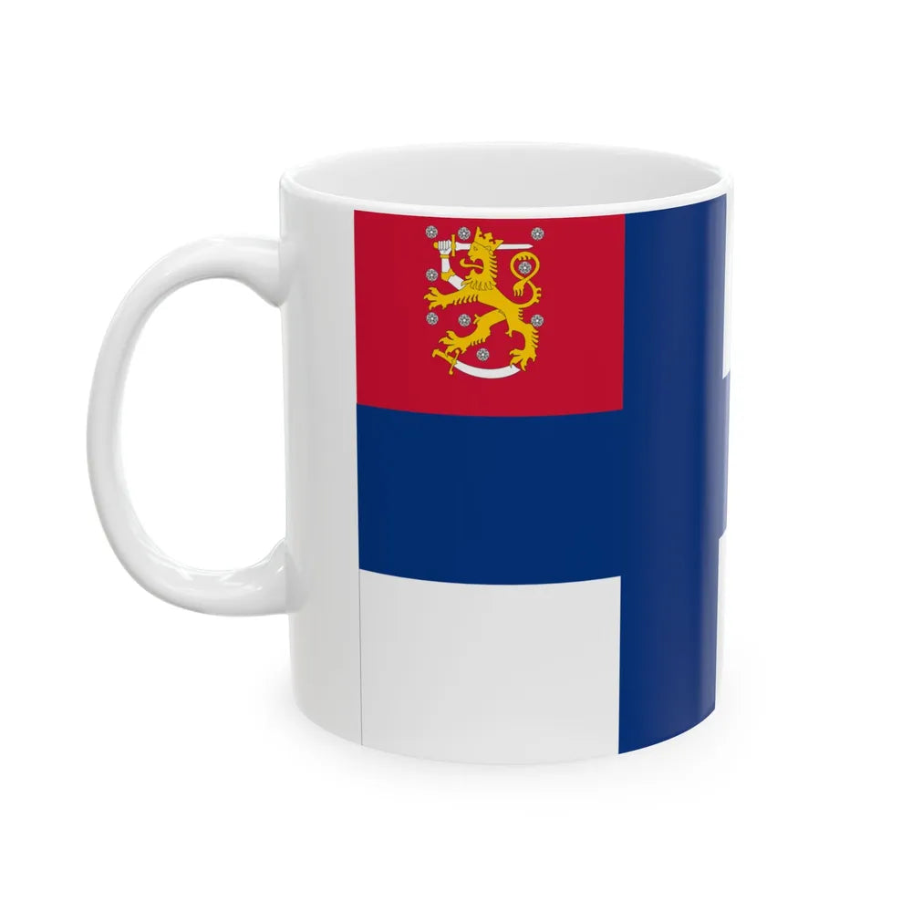 Regental standard of Finland (Finland) White Coffee Mug - Go Mug Yourself