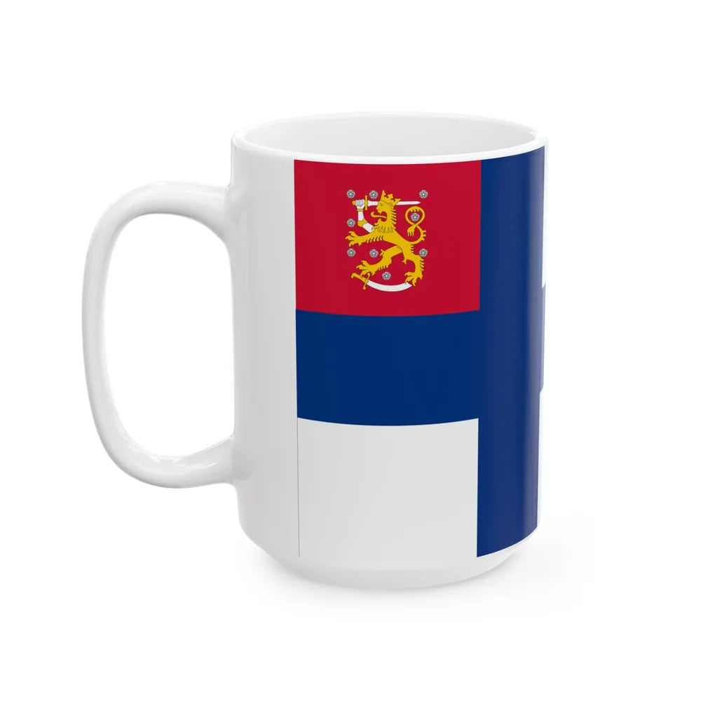 Regental standard of Finland (Finland) White Coffee Mug - Go Mug Yourself