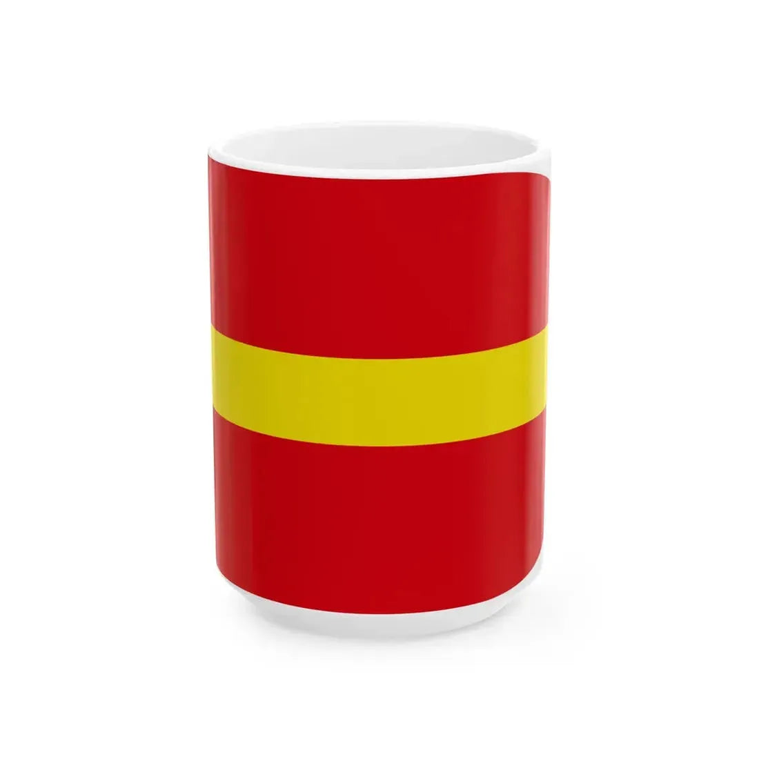 Regimental flag of Algiers (Algeria) White Coffee Mug 15oz - Go Mug Yourself