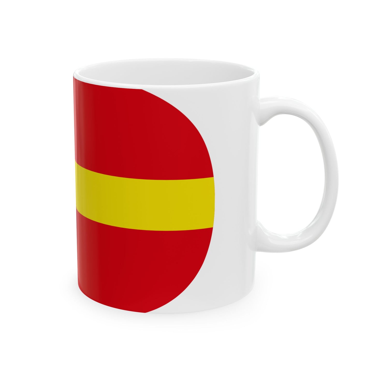 Regimental flag of Algiers (Algeria) White Coffee Mug-Go Mug Yourself