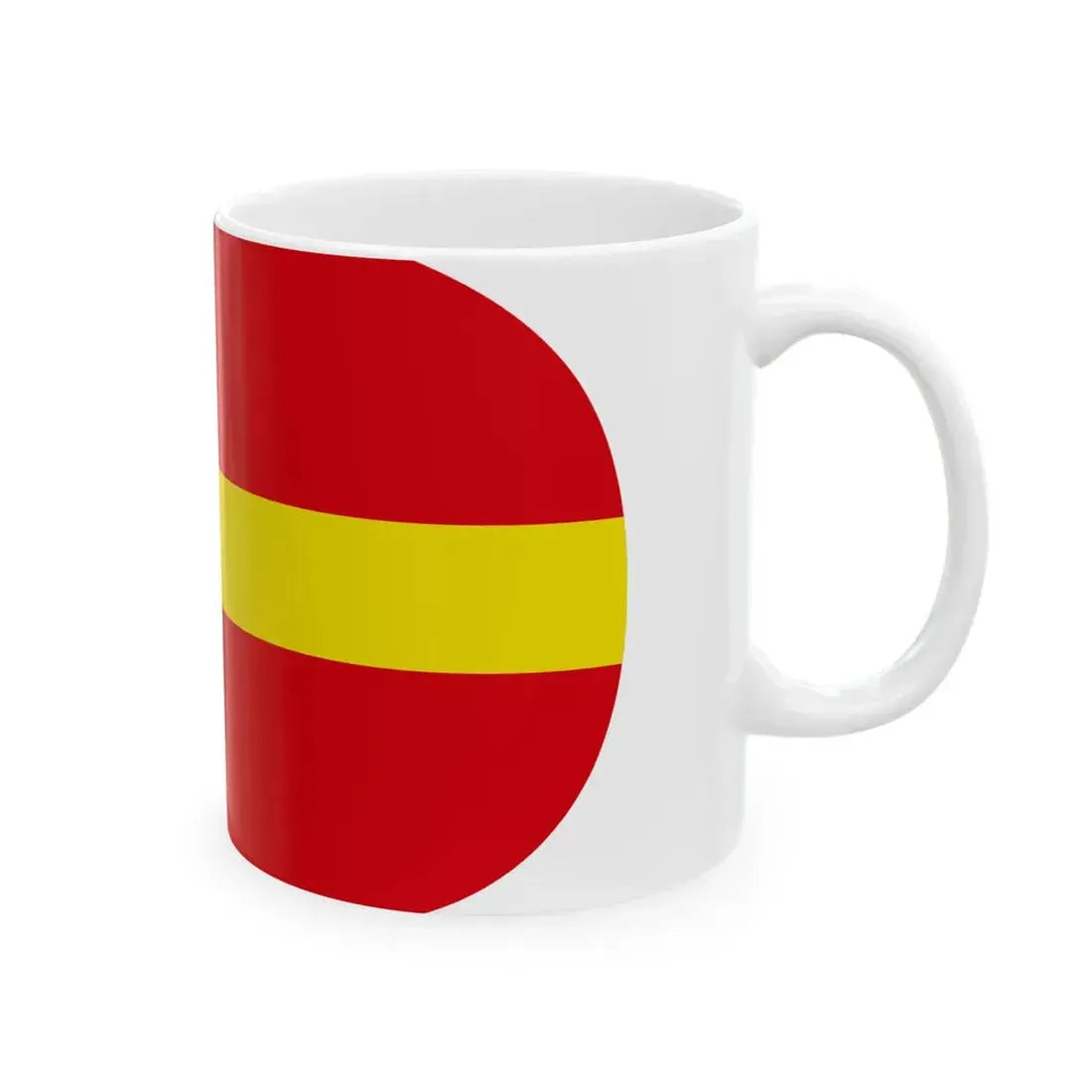 Regimental flag of Algiers (Algeria) White Coffee Mug - Go Mug Yourself