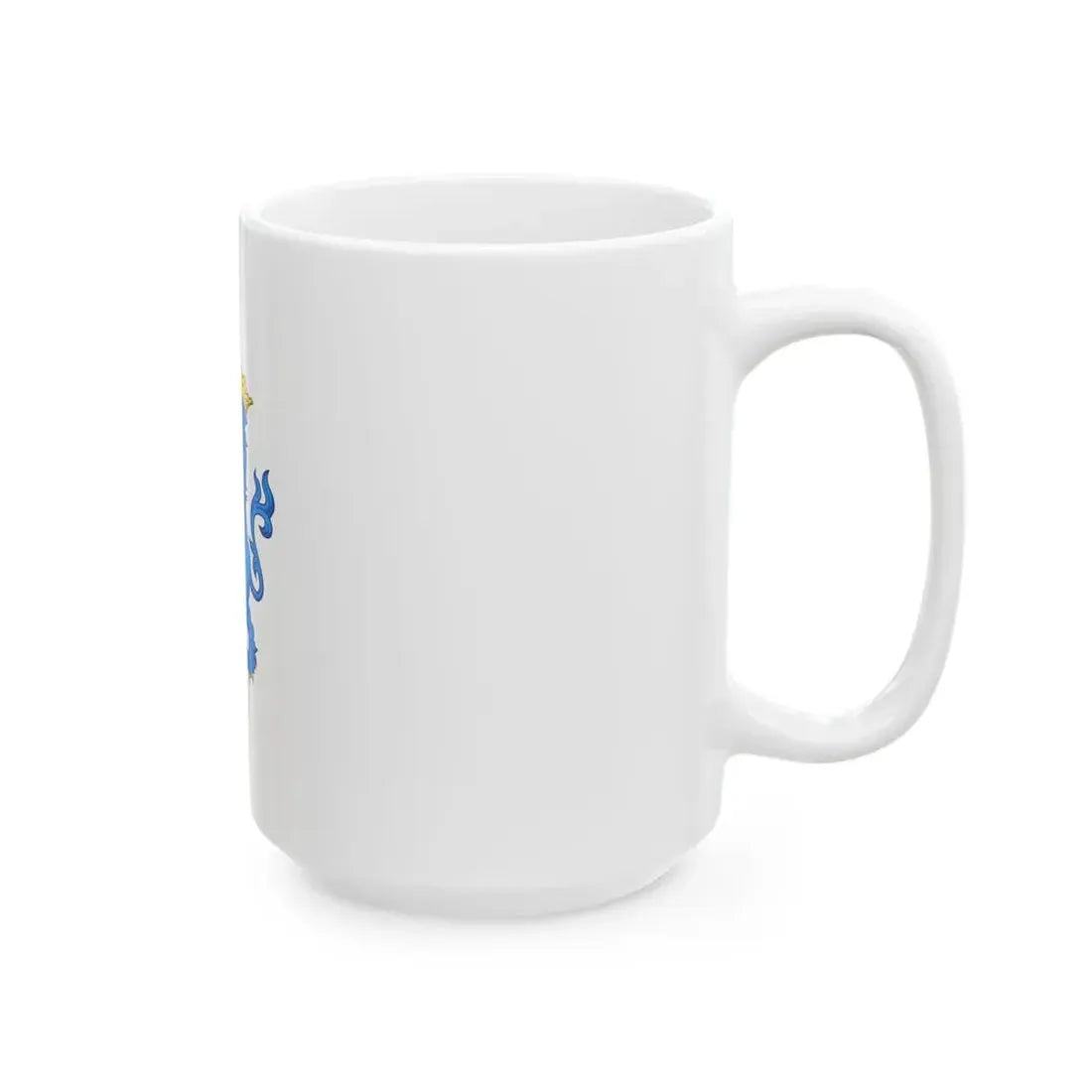 Regimental flag of Prince Fredericks Infantry Regiment (Denmark) White Coffee Mug - Go Mug Yourself