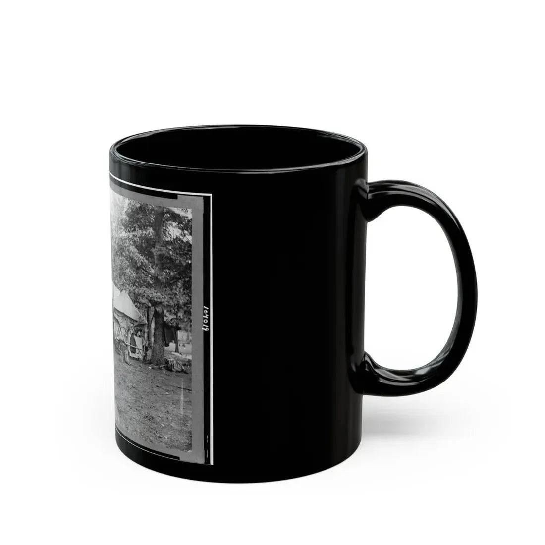 Regimental Staff, New York Volunteers, Near Bealton I.E., Bealeton , Va. (U.S. Civil War) Black Coffee Mug - Go Mug Yourself