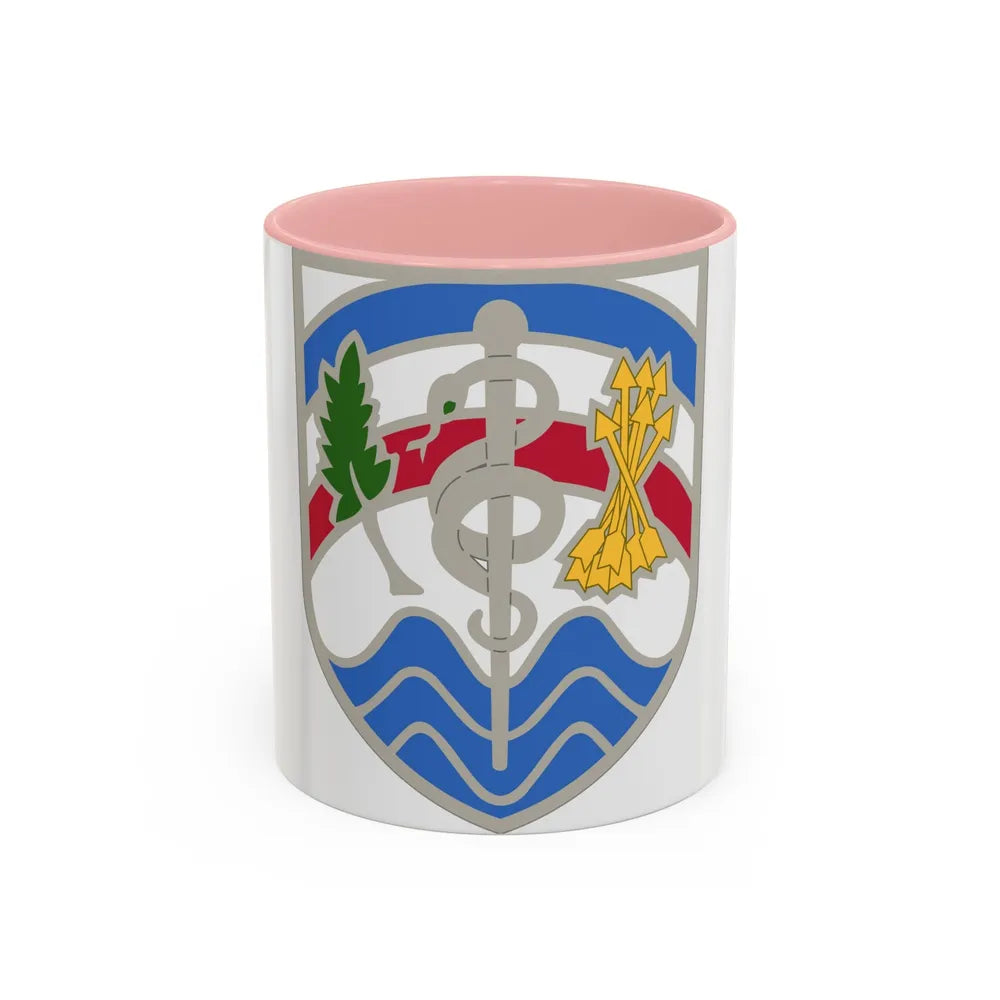 Regional Health Command Atlantic (U.S. Army) Accent Coffee Mug 11oz Pink - Go Mug Yourself