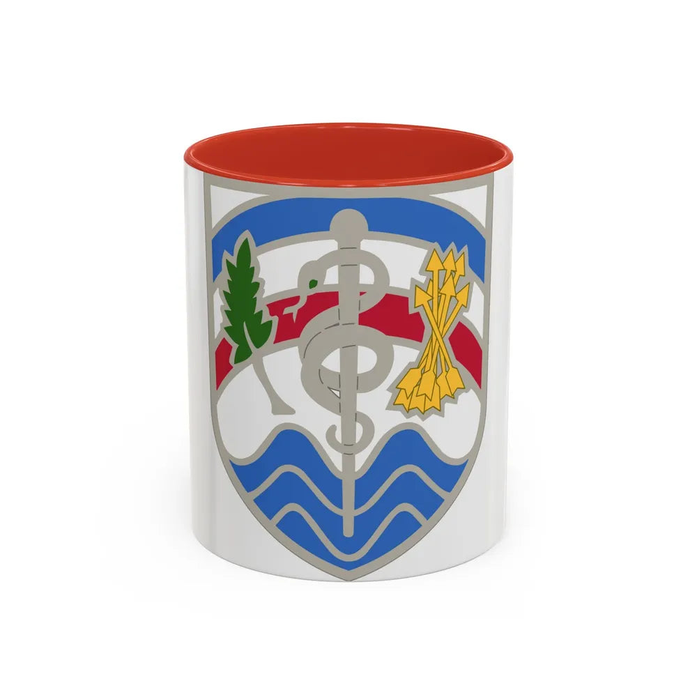 Regional Health Command Atlantic (U.S. Army) Accent Coffee Mug 11oz Red - Go Mug Yourself