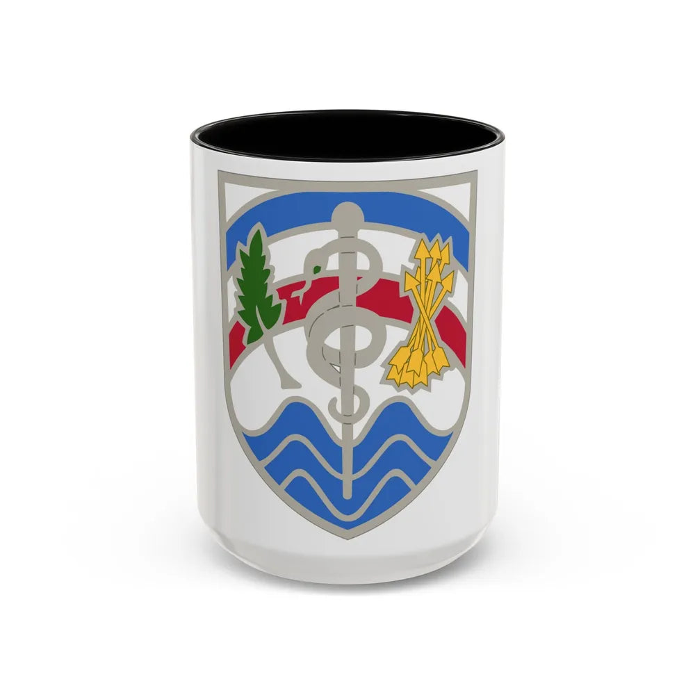 Regional Health Command Atlantic (U.S. Army) Accent Coffee Mug 15oz Black - Go Mug Yourself
