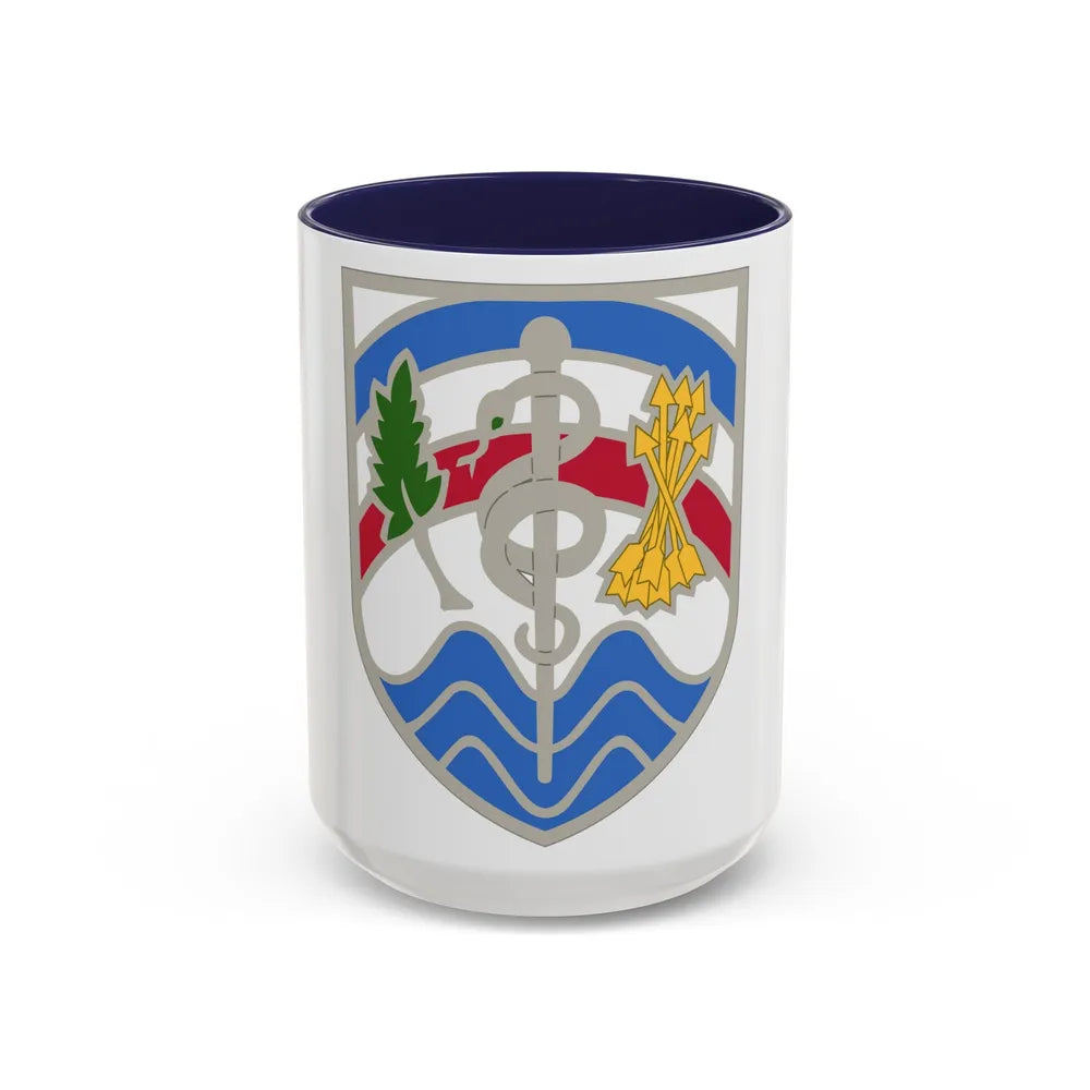Regional Health Command Atlantic (U.S. Army) Accent Coffee Mug 15oz Navy - Go Mug Yourself