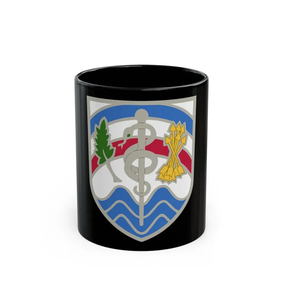 Regional Health Command Atlantic (U.S. Army) Black Coffee Mug 11oz - Go Mug Yourself