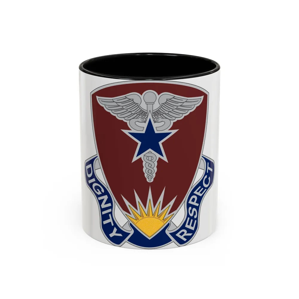 Regional Health Command Europe (U.S. Army) Accent Coffee Mug 11oz Black - Go Mug Yourself