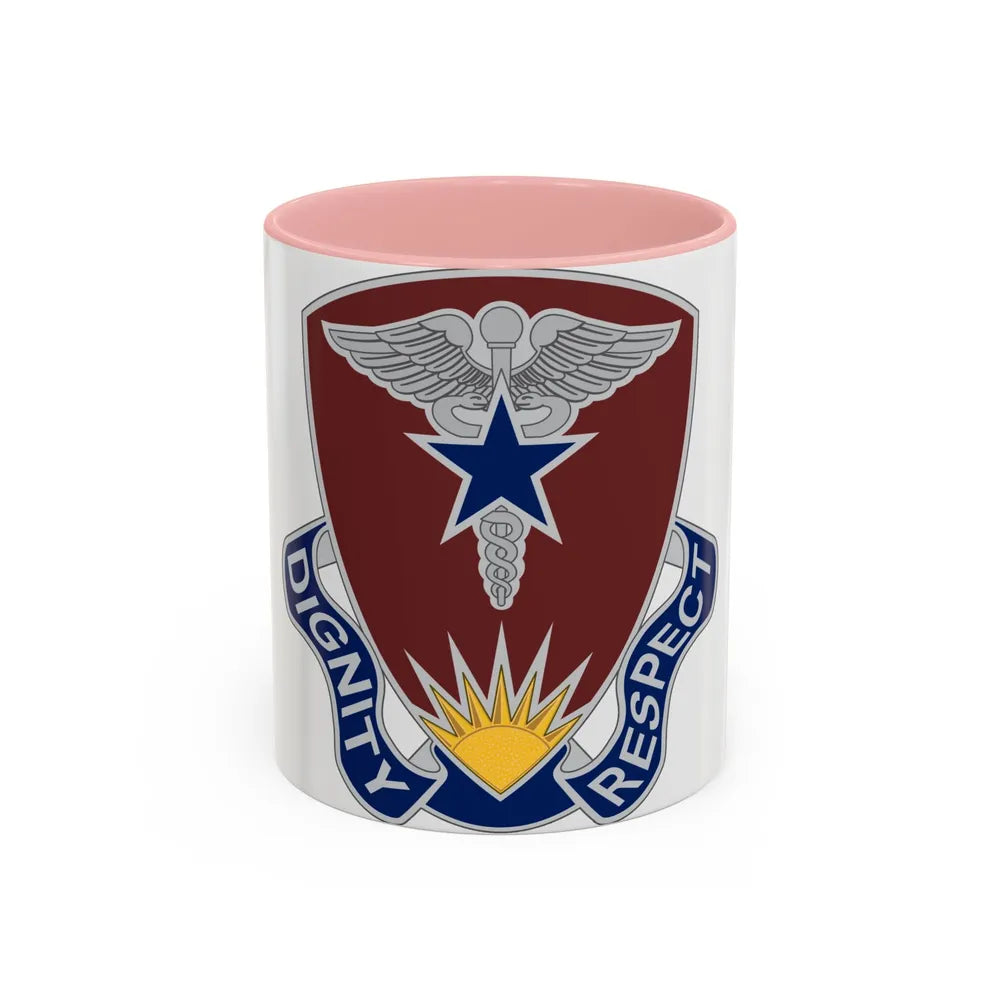Regional Health Command Europe (U.S. Army) Accent Coffee Mug 11oz Pink - Go Mug Yourself