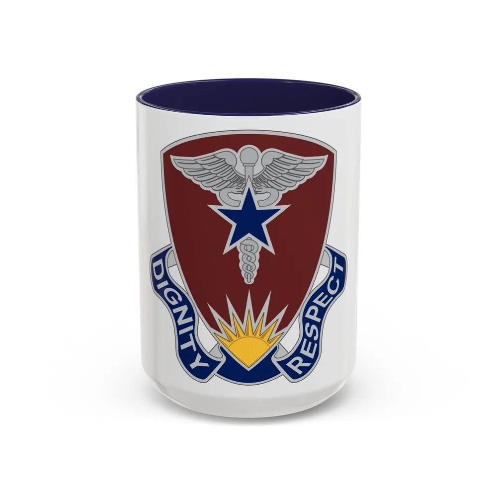 Regional Health Command Europe (U.S. Army) Accent Coffee Mug 15oz Navy - Go Mug Yourself