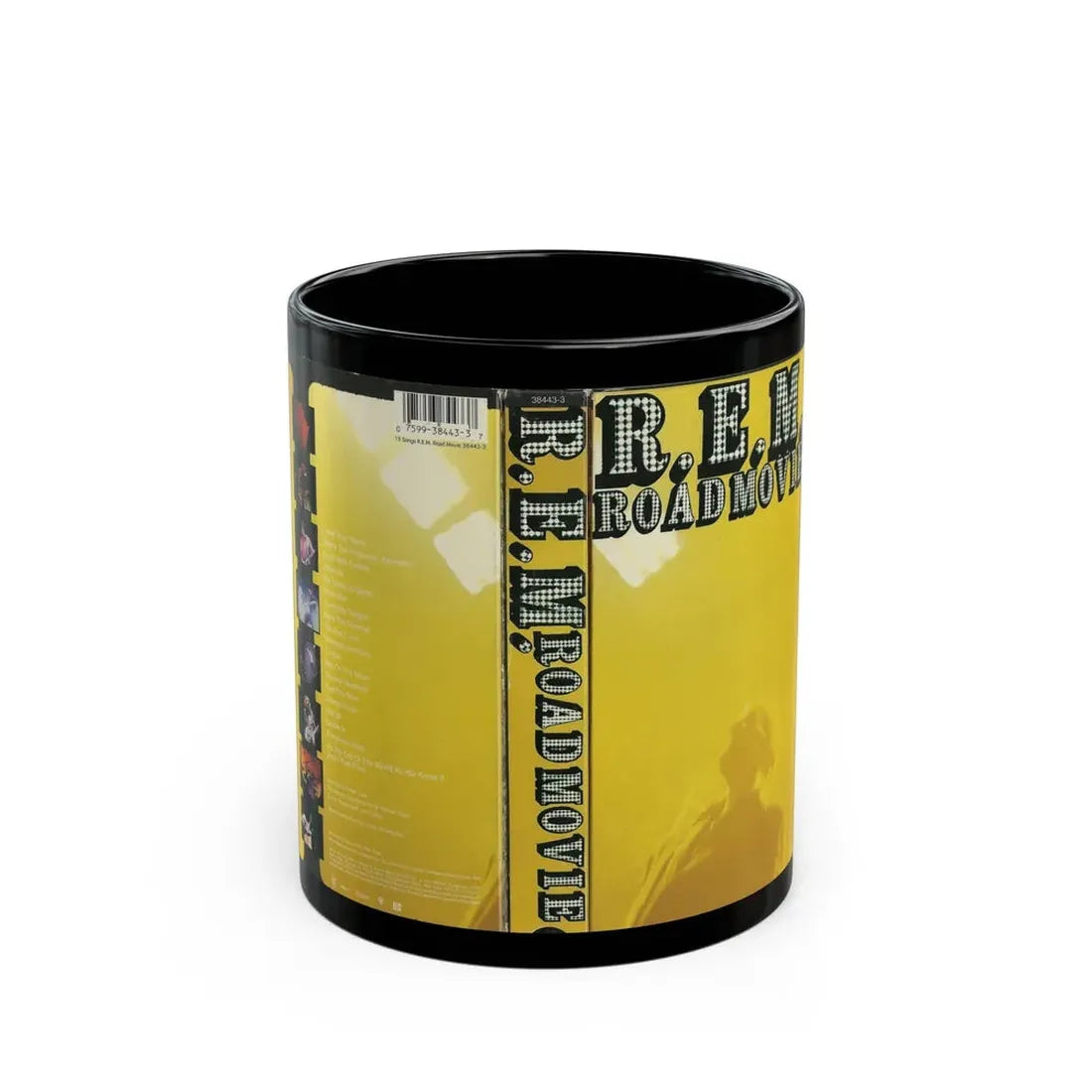 REM ROAD MOVIE (VHS COVER) - Black Coffee Mug 11oz - Go Mug Yourself