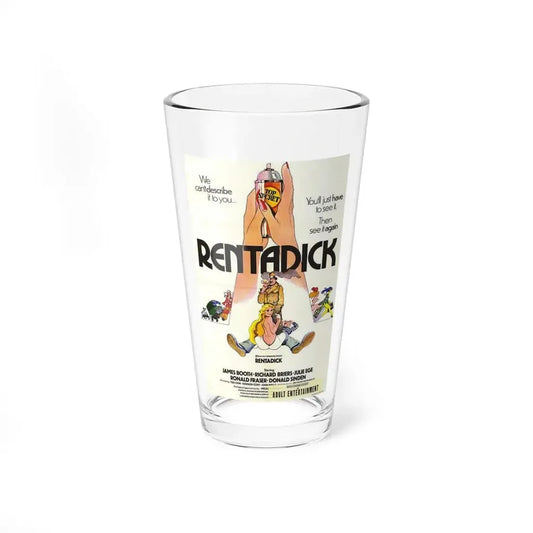 RENTADICK 1972 Movie Poster - Pint Glass 16oz 16oz - Go Mug Yourself