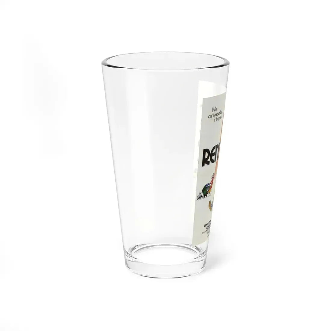 RENTADICK 1972 Movie Poster - Pint Glass 16oz - Go Mug Yourself
