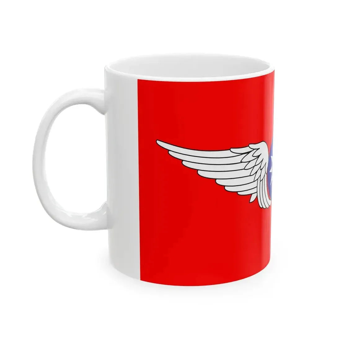 Republic of China Air Forces Flag 1937 (China) White Coffee Mug - Go Mug Yourself