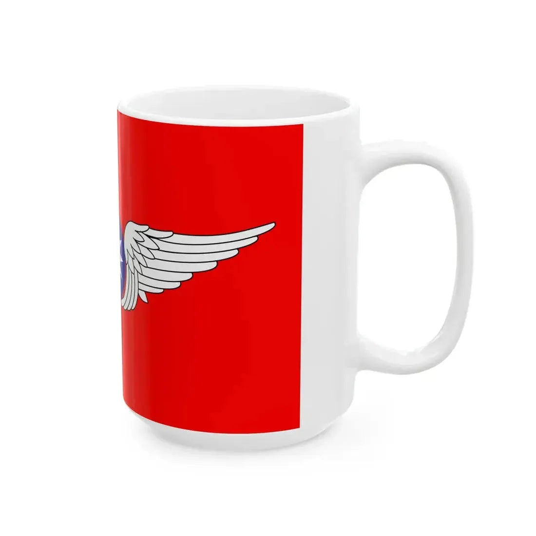 Republic of China Air Forces Flag 1937 (China) White Coffee Mug - Go Mug Yourself