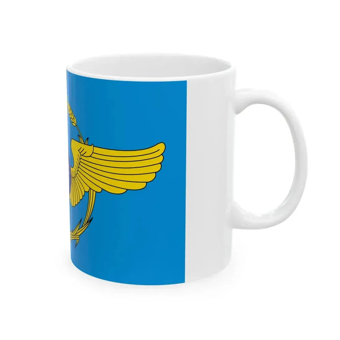 Republic of China Air Forces Flag 1948 (China) White Coffee Mug - Go Mug Yourself