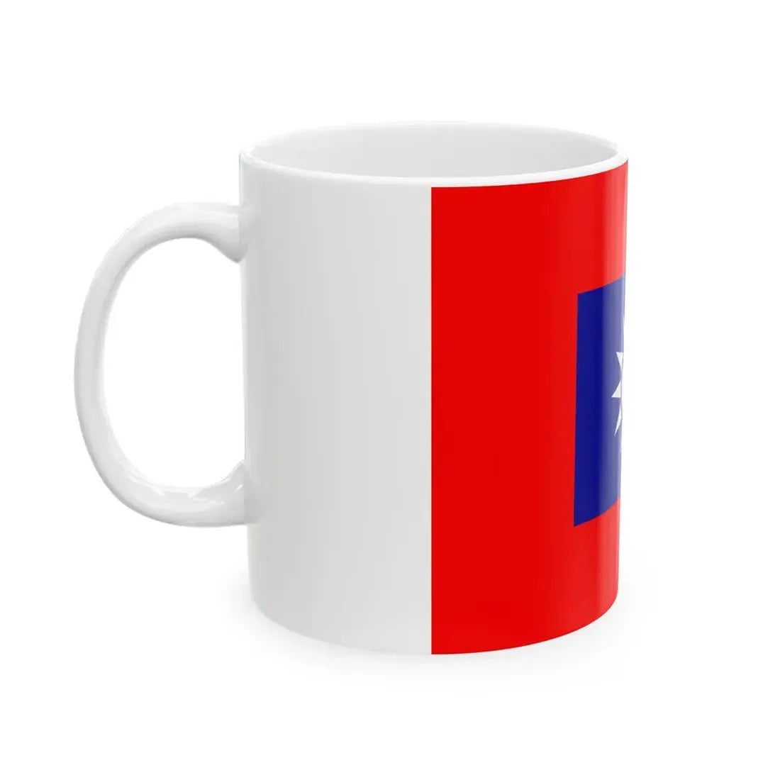 Republic of China Army Flag 1934 (China) White Coffee Mug - Go Mug Yourself