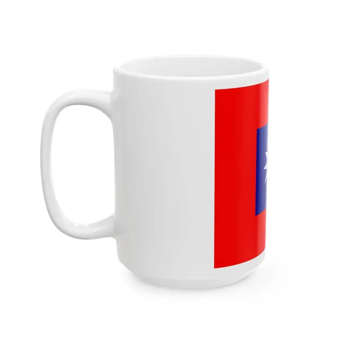 Republic of China Army Flag 1953 (China) White Coffee Mug - Go Mug Yourself