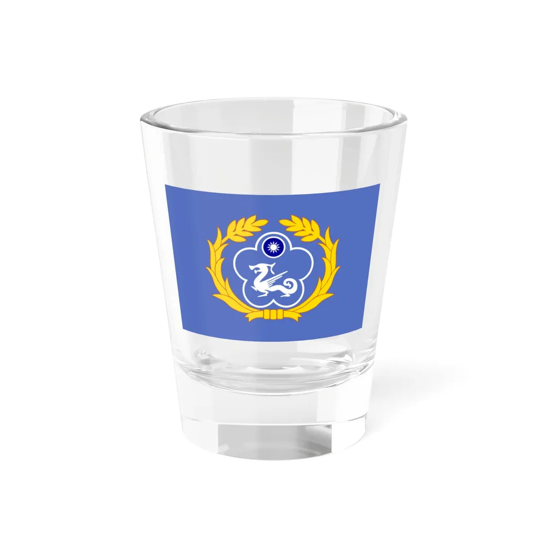 Republic of China Coast Guard ROCCG Flag (China) Shot Glass 1.5oz 1.5oz - Go Mug Yourself