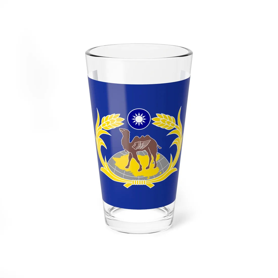 Republic of China Combined Service Force Flag-1964 (China) Pint Glass 16oz 16oz - Go Mug Yourself