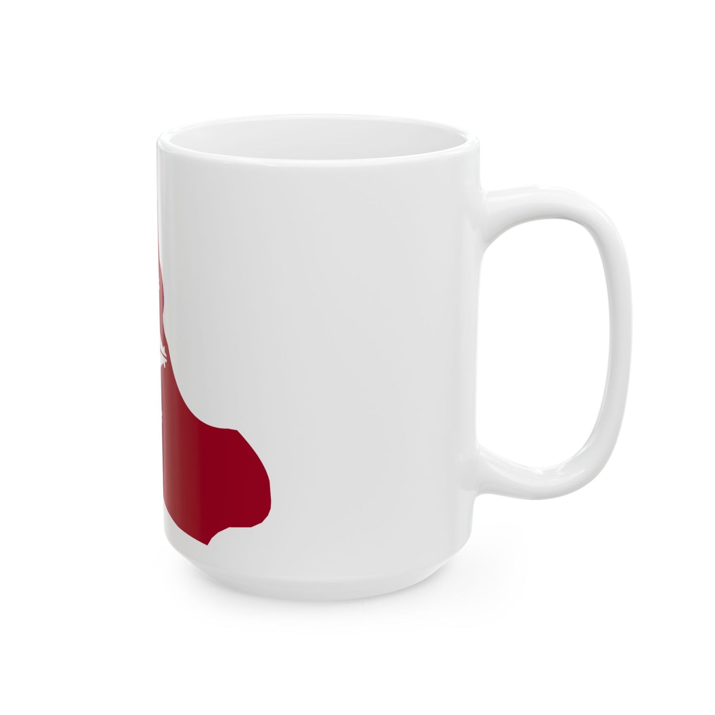 Republic of Lakotah flag map (United States) White Coffee Mug-Go Mug Yourself