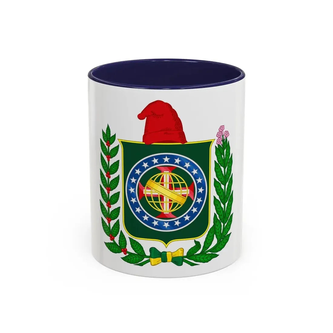 Republican Convention Brazil Emblem - Accent Coffee Mug 11oz Navy - Go Mug Yourself