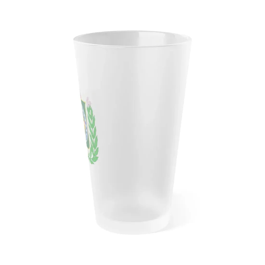 Republican Convention Brazil Emblem - Frosted Pint Glass 16oz - Go Mug Yourself