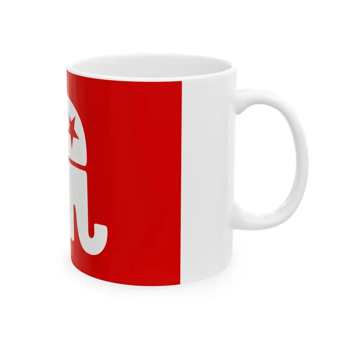 Republican Party USA Flag (United States) White Coffee Mug - Go Mug Yourself