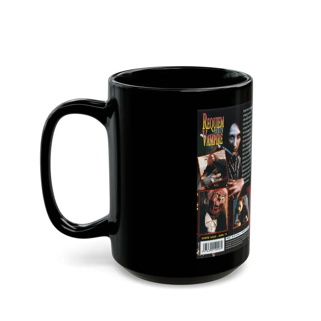 REQUIEM POUR UN VAMPIRE VERSION2 (VHS COVER) - Black Coffee Mug - Go Mug Yourself