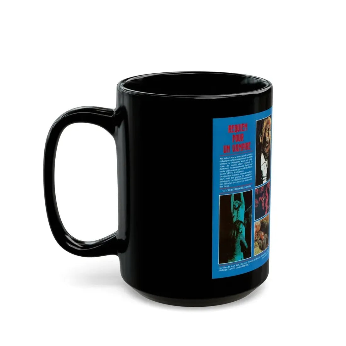 REQUIEM POUR UN VAMPIRE (VHS COVER) - Black Coffee Mug - Go Mug Yourself