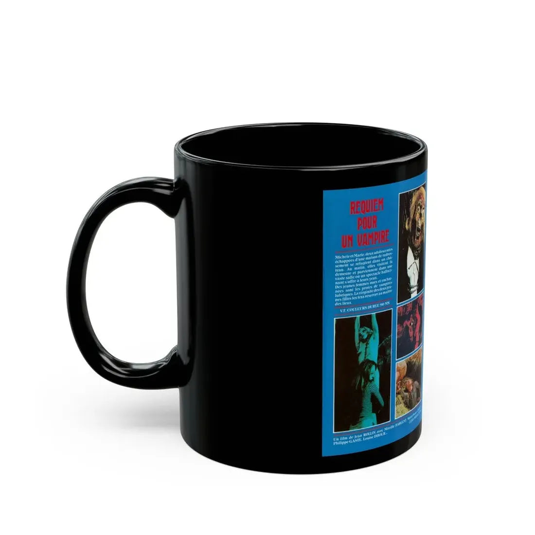 REQUIEM POUR UN VAMPIRE (VHS COVER) - Black Coffee Mug - Go Mug Yourself