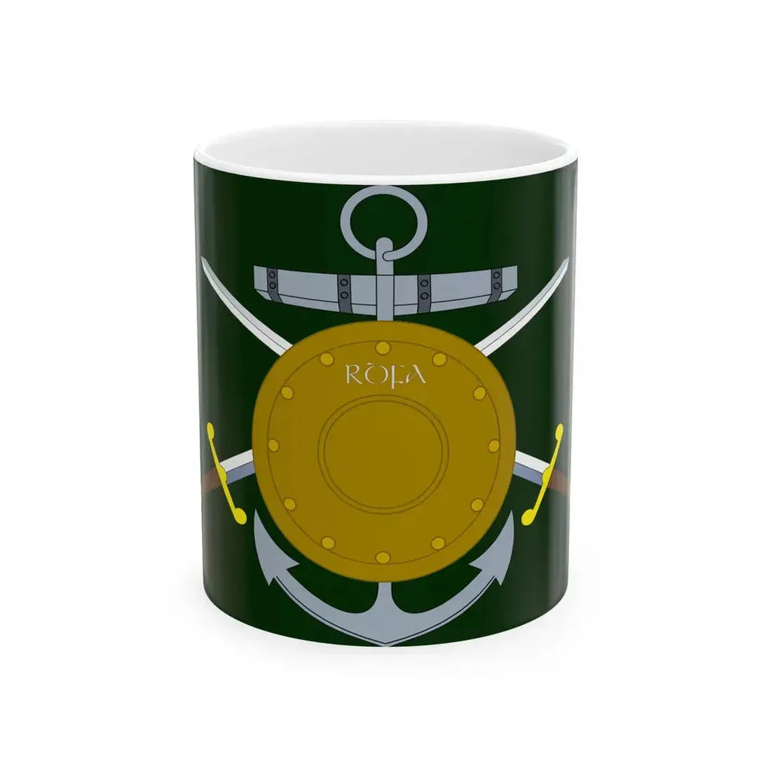 Reserve Defense Forces Association Flag Ireland (Ireland) White Coffee Mug 11oz - Go Mug Yourself