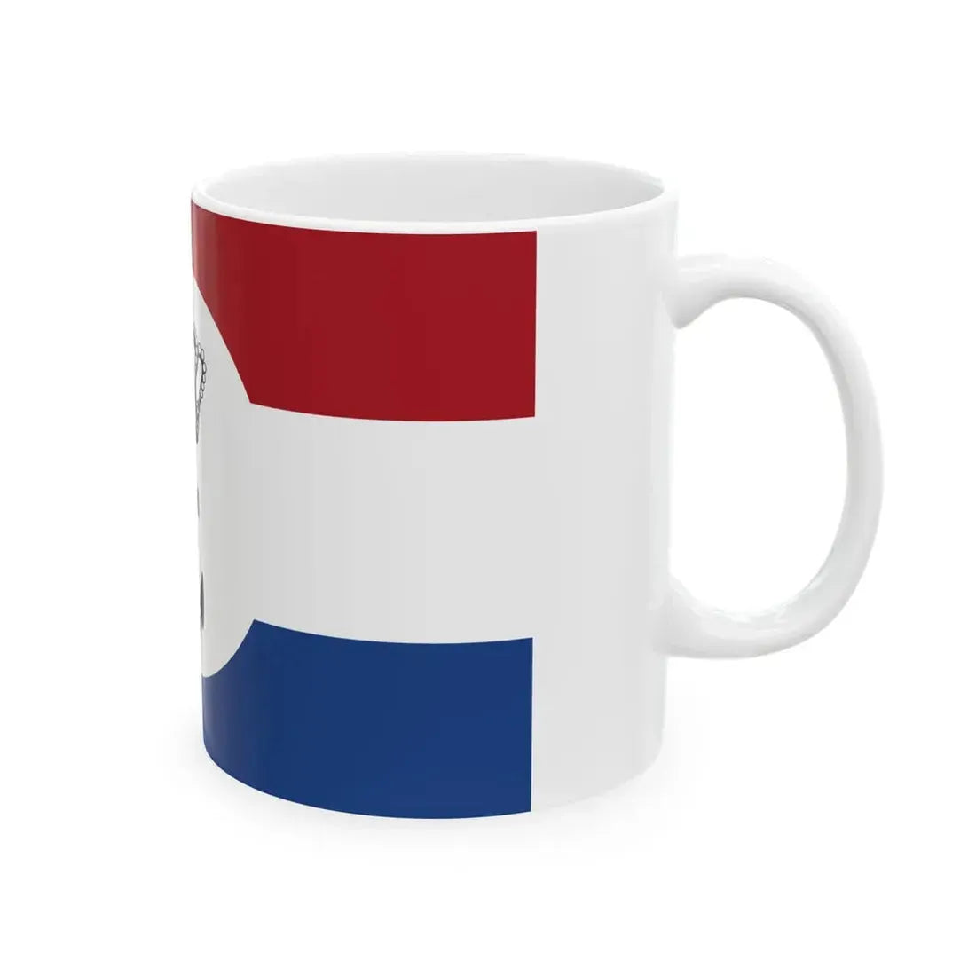 Reserve marine vlag (Netherlands) White Coffee Mug - Go Mug Yourself
