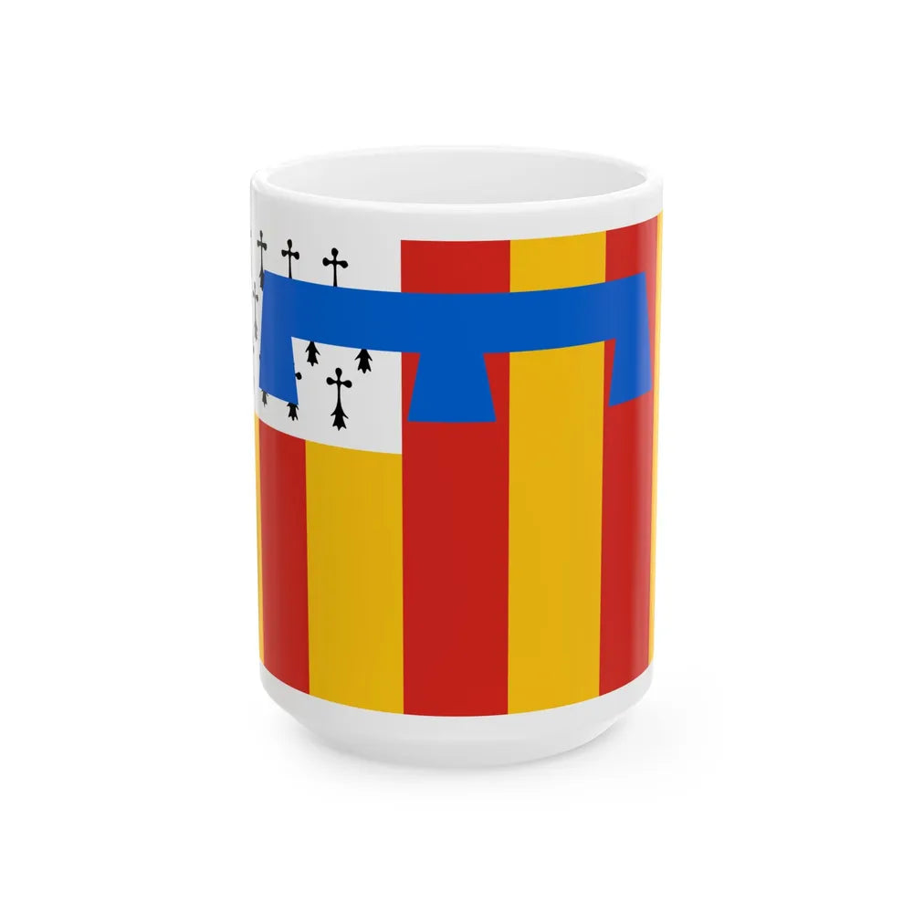 Retie vlag (Belgium) White Coffee Mug 15oz - Go Mug Yourself