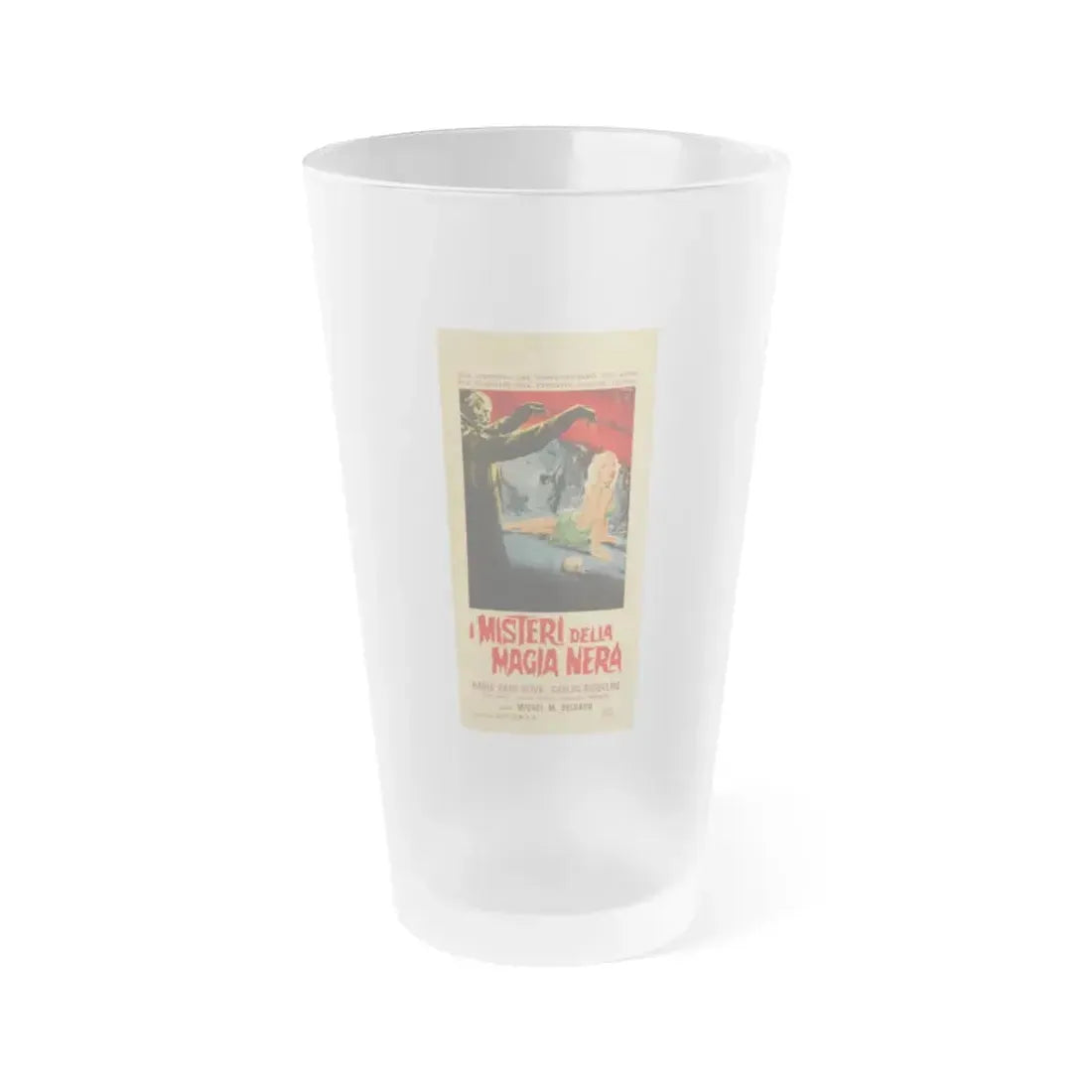 RETURN FROM THE BEYOND (ITALIAN) 1958 Movie Poster - Frosted Pint Glass 16oz 16oz Frosted - Go Mug Yourself