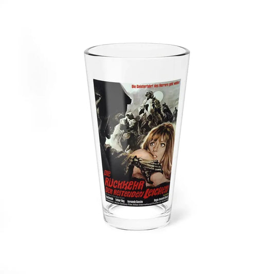RETURN OF THE EVIL DEAD (RETURN OF THE BLIND DEAD) (GERMAN) 1973 Movie Poster - Pint Glass 16oz 16oz - Go Mug Yourself