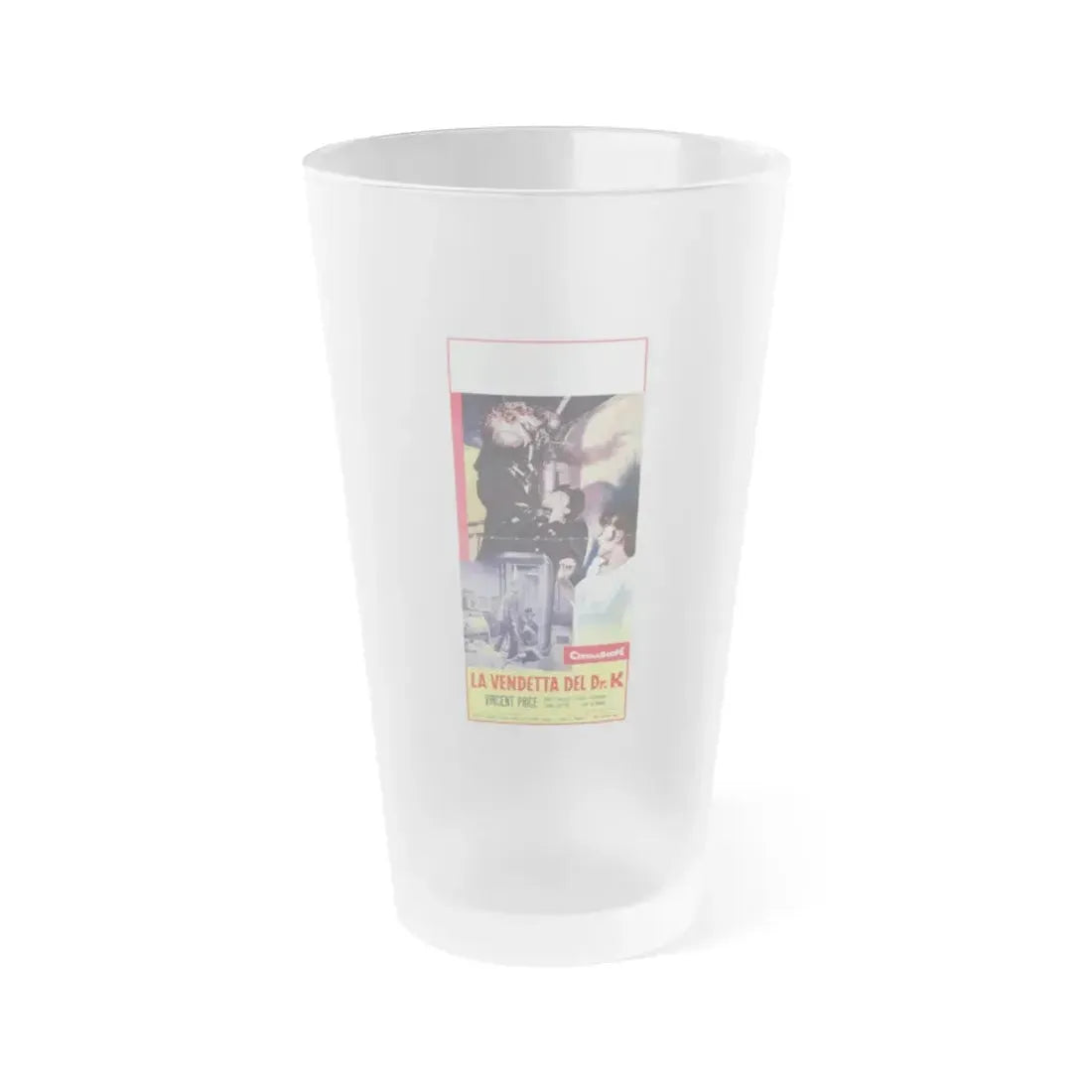 RETURN OF THE FLY (ITALIAN) 1959 Movie Poster - Frosted Pint Glass 16oz 16oz Frosted - Go Mug Yourself