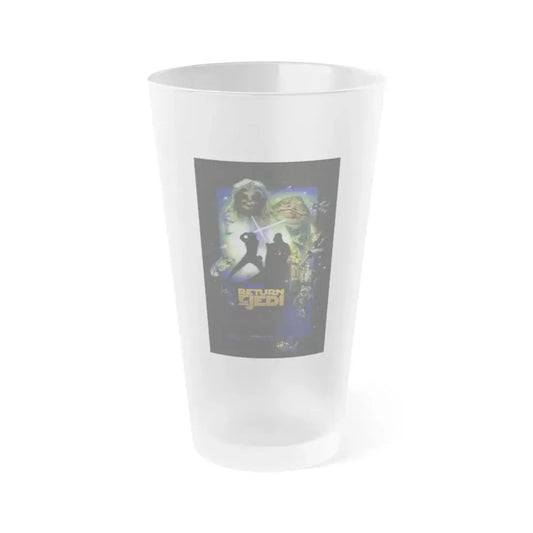 RETURN OF THE JEDI (4) 1983 Movie Poster - Frosted Pint Glass 16oz 16oz Frosted - Go Mug Yourself