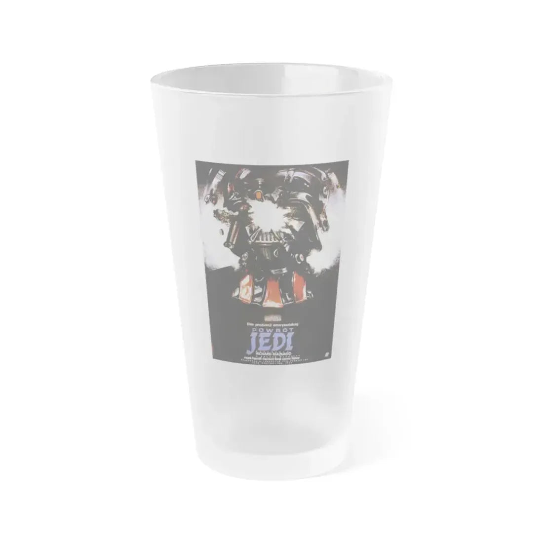 RETURN OF THE JEDI (POLISH) 1983 Movie Poster - Frosted Pint Glass 16oz 16oz Frosted - Go Mug Yourself