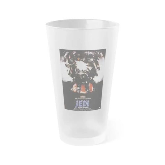 RETURN OF THE JEDI (POLISH) 1983 Movie Poster - Frosted Pint Glass 16oz 16oz Frosted - Go Mug Yourself