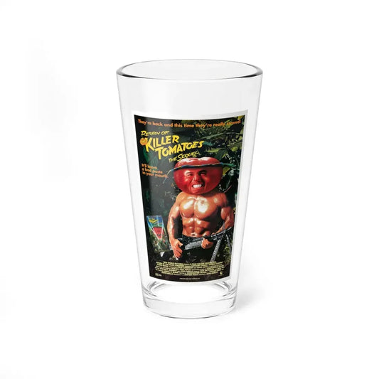 RETURN OF THE KILLER TOMATOES (2) 1988 Movie Poster - Pint Glass 16oz 16oz - Go Mug Yourself