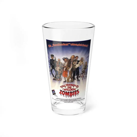 RETURN OF THE LIVING DEAD PART II (GERMAN) 1988 Movie Poster - Pint Glass 16oz 16oz - Go Mug Yourself