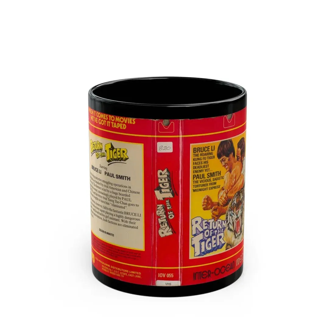 RETURN OF THE TIGER (VHS COVER) - Black Coffee Mug 11oz - Go Mug Yourself