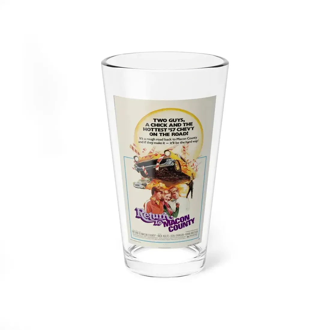 RETURN TO MACON COUNTY 1975 Movie Poster - Pint Glass 16oz 16oz - Go Mug Yourself