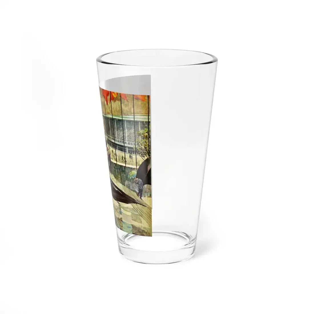 Return To Terror, 1960 (Magazine Illustration) Pint Glass 16oz - Go Mug Yourself