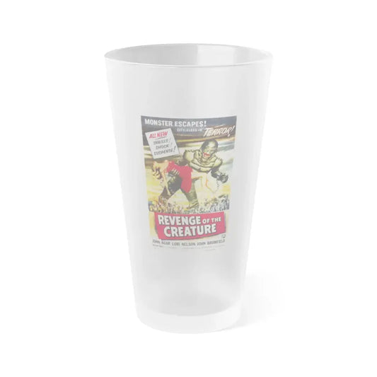 REVENGE OF THE CREATURE (2) 1955 Movie Poster - Frosted Pint Glass 16oz 16oz Frosted - Go Mug Yourself